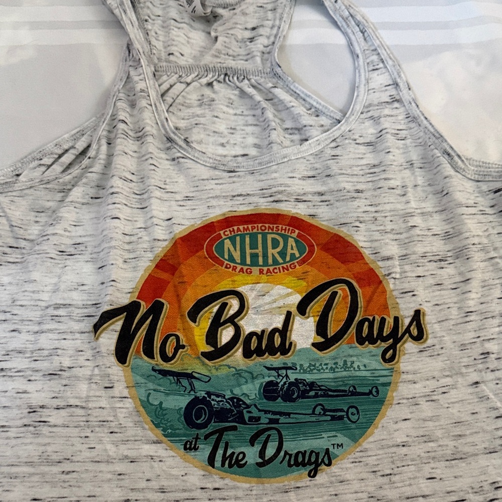 Bella Canvas Gray Tank Top with Colorful Graphic